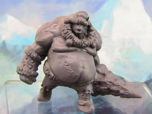 Festive Christmas Holiday Ogre Monster Mini Miniature Figure 3D Printed Model