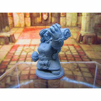 
              Female Dwarven Artificer Archaeologist Mini Miniature Dwarf 3D Printed Model
            