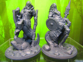 Centaur Fighters Warriors Soldiers Pair Mini Miniature Figure 3D Printed Model