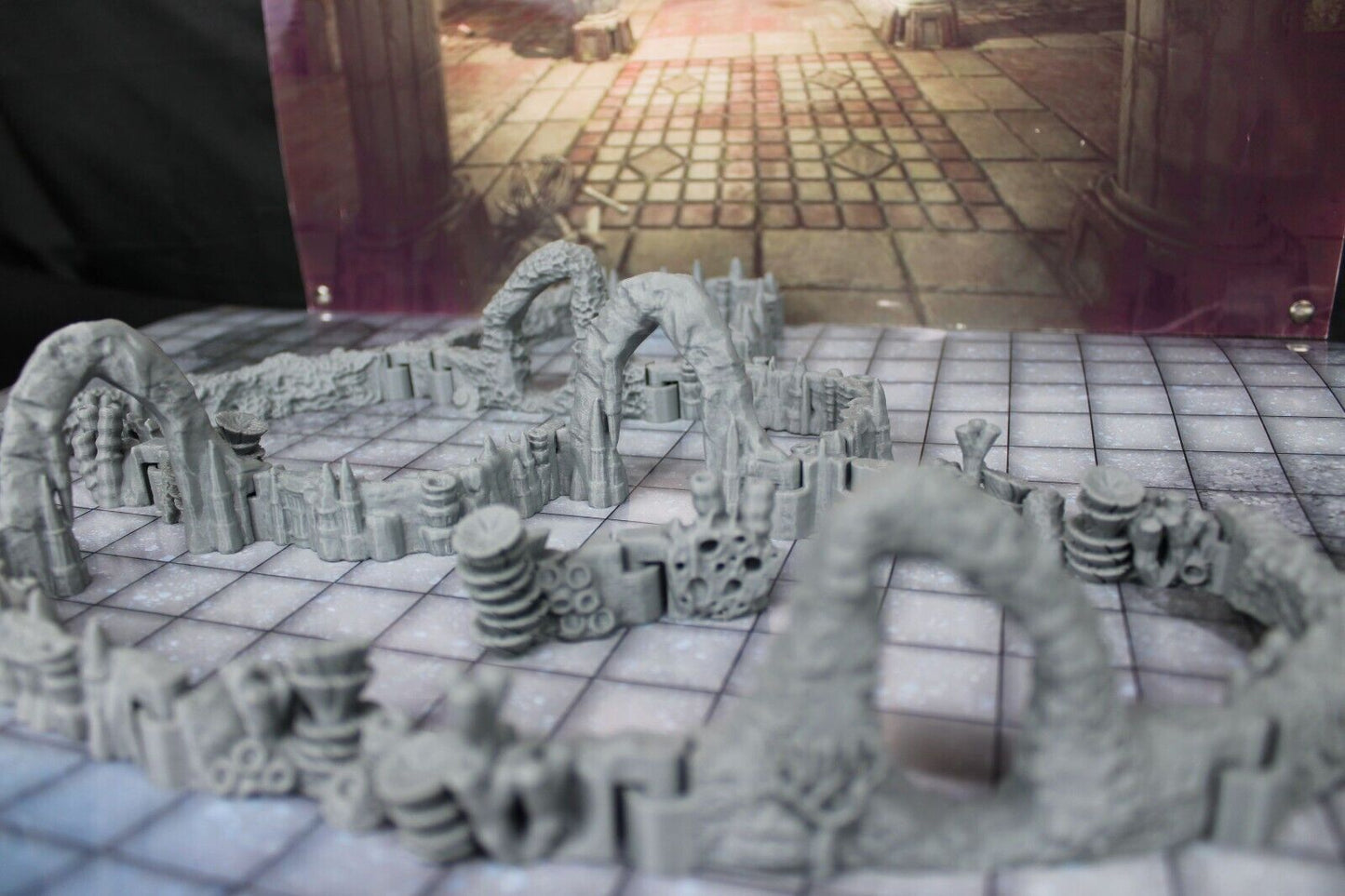 24pc Underwater Sea Labyrinth Dungeonsticks Walls  Map Set Scenery