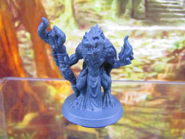 Gnoll Shaman Mage Mini Miniatures 3D Printed Resin Model Figure 28/32mm Scale