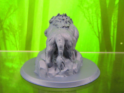 Dire Boar / Warthog Mini Miniatures 3D Printed Resin Model Figure 28/32mm Scale