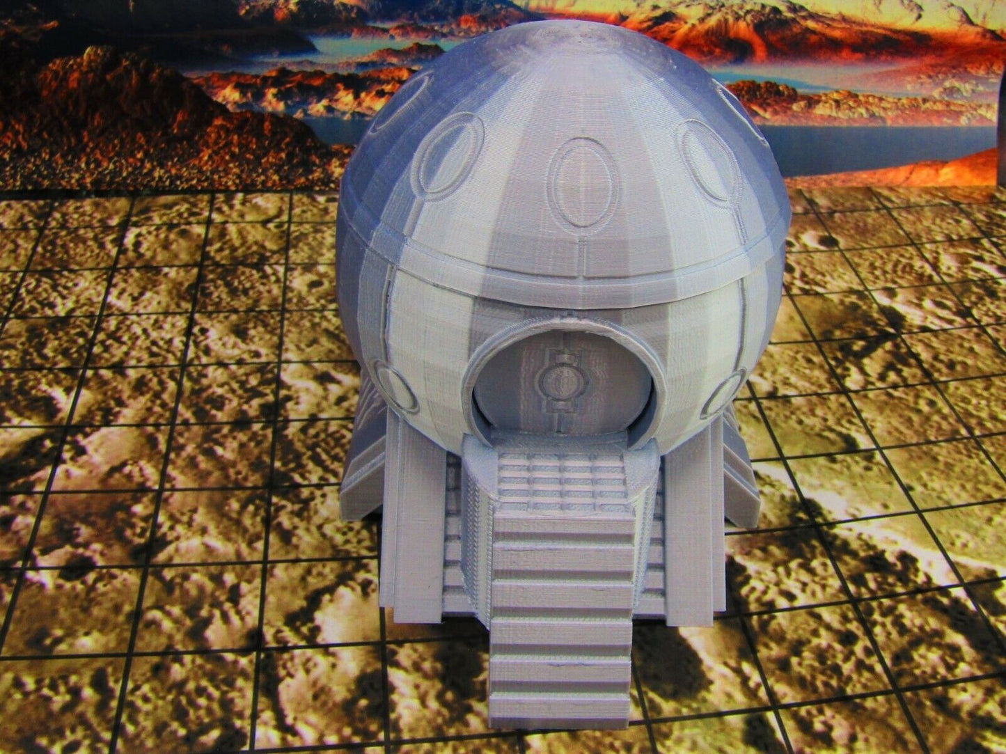 Omnisphere Retro Alien Spaceship UFO Scatter Terrain Scenery Mini Miniature