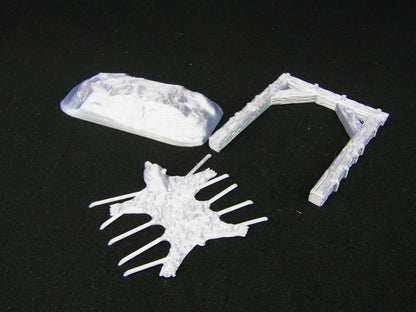 Bear Hide Tanning Mount Scatter Terrain Scenery 3D Printed Mini Miniature Model