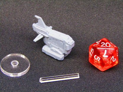 Pelican Medium Transport Civilian Craft Tier 9 Starfinder Fleet Scale Starship