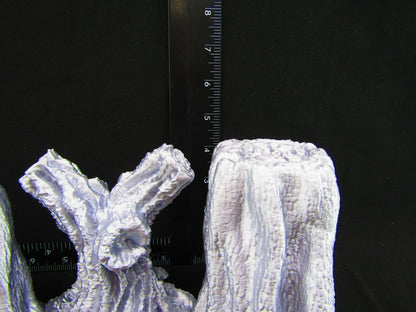 4pc Dead Forest Woods Trees & Stumps Scatter Terrain Scenery 3D Printed Mini