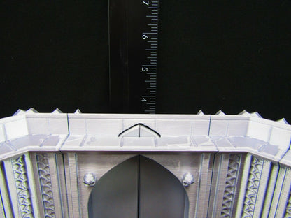 Small Fortress Walls Set Scatter Terrain Scenery 3D Printed Mini Miniature Model
