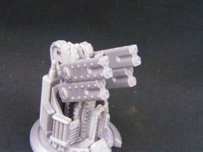 Large Gun Turret Scenery Scatter Terrain 3D Printed Model 28/32mm Scale Sci Fi