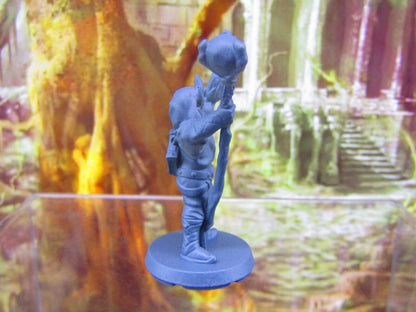 Evil Wizard Sorcerer Mage Mini Miniatures 3D Printed Resin Model Figure 28/32mm