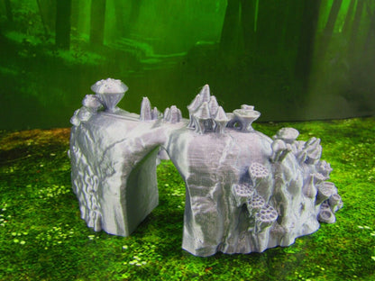 Mushroom Forest Shroomie Myconid Village Grotto Entry Scatter Terrain Scenery