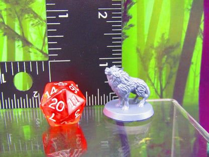 3pc Wolfpack Wolves Set Mini Miniatures 3D Printed Resin Model Figure 28/32mm