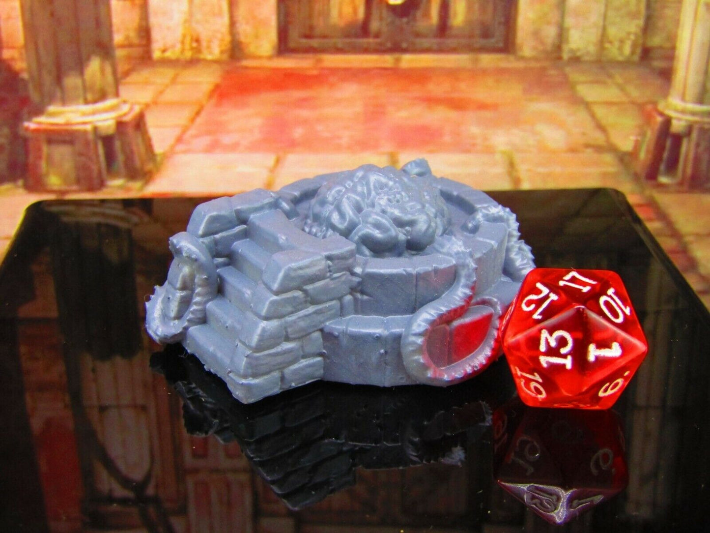 Adolescent Elden Brain Growth Pool Scatter Terrain Scenery Mini Miniature Model