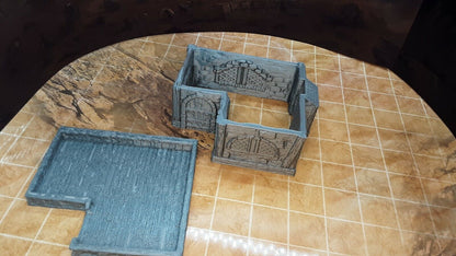 Small Arabian Desert House Removable Roof House Scatter Terrain Tabletop Scenery