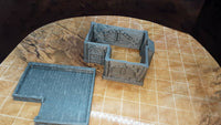 
              Small Arabian Desert House Removable Roof House Scatter Terrain Tabletop Scenery
            