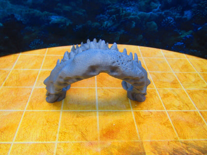 Megalodon Shark Jaw Sea Monster Maw Teeth Boneyard Scenery Scatter Terrain Props