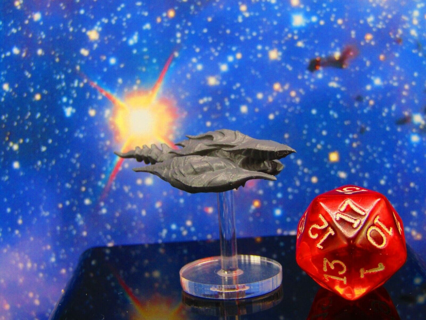 Hive Stalker Hive Fleet Billion Suns Starfinder Fleet Scale Starship Mini