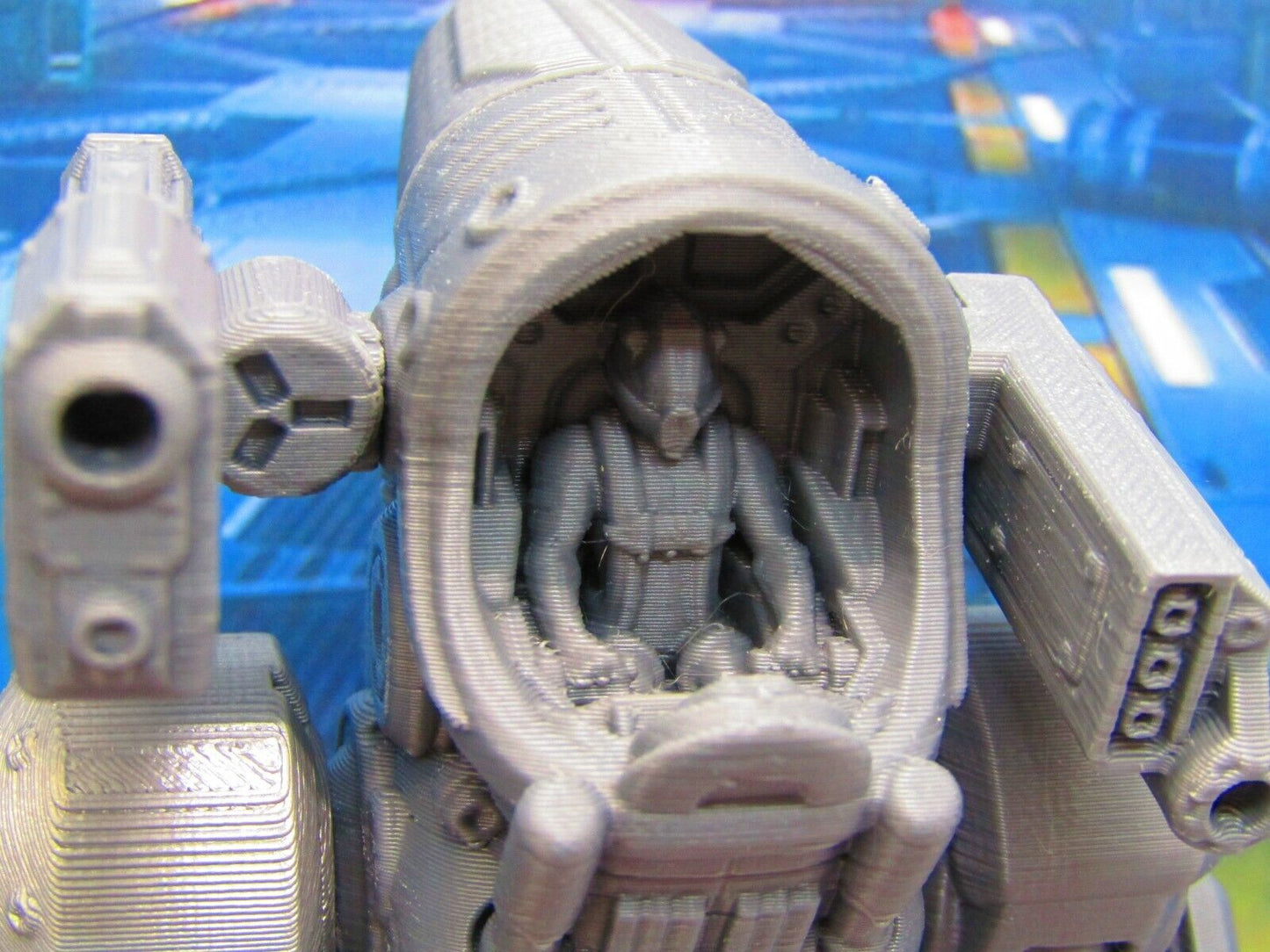 Battle Mech Attack Walker Miniature Mini Scatter Terrain Scenery