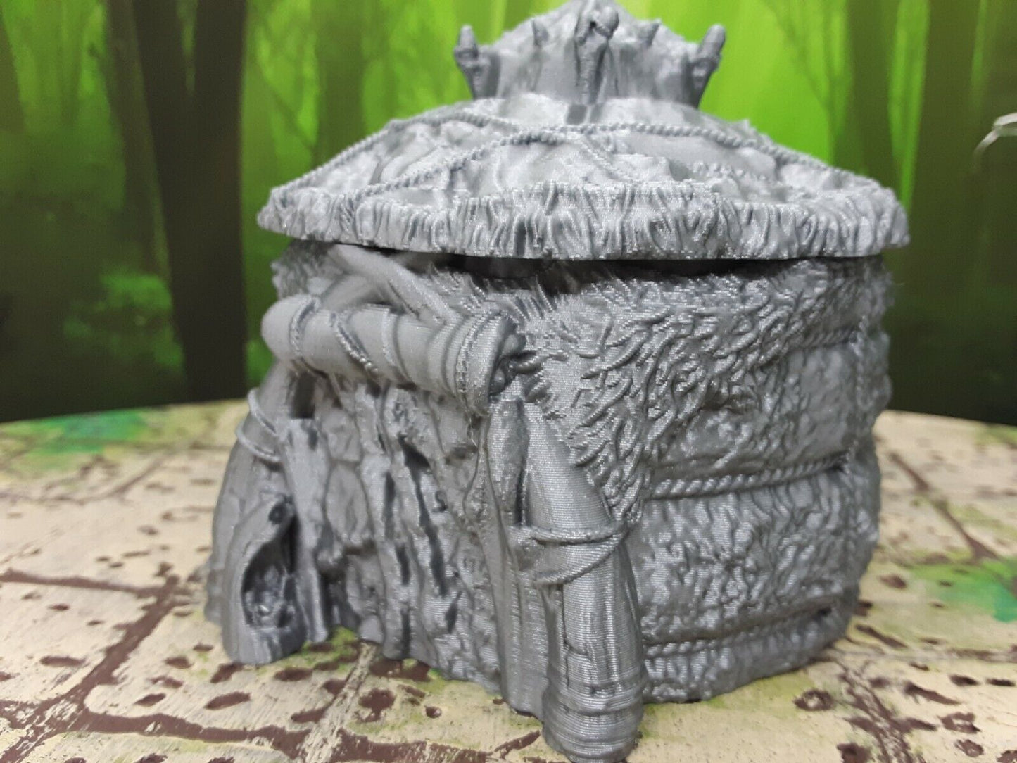 11 Piece Barbarian Tribal Village Scenery Terrain Mini Dungeons & Dragons D&D