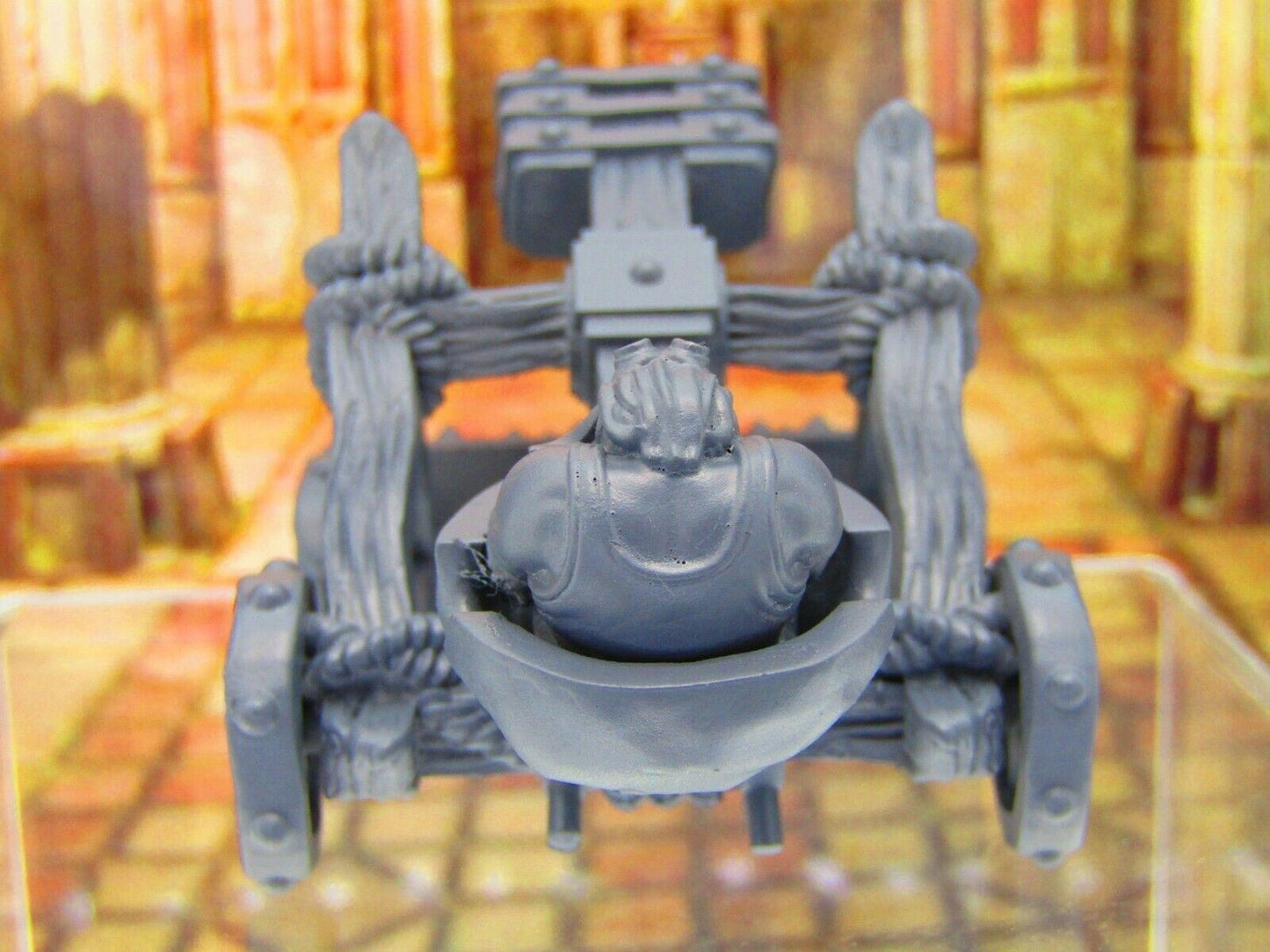 Dwarf a Pult Dwarf Launching Catapult Dwarf Mini Miniatures 3D Printed Model