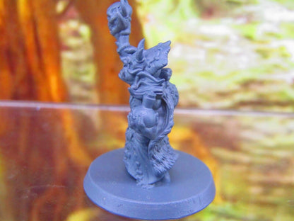 Goblin Shaman Mage Mini Miniatures 3D Printed Resin Model Figure 28/32mm Scale R