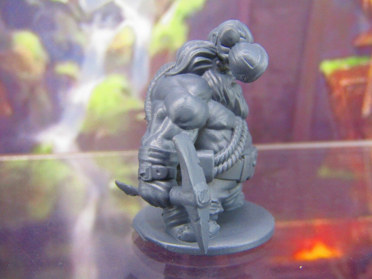 Dwarven Miner Mini Miniature Figure 3D Printed Model 28/32mm Scale RPG Fantasy