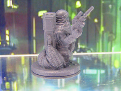 Slug Alien Bounty Hunter Assassin Mini Miniature Figure 3D Printed Model Sci Fi