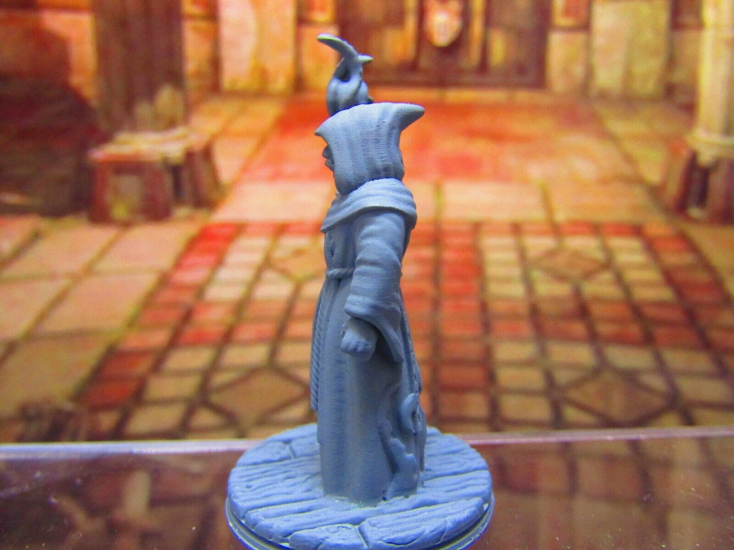 Elder Wizard Sorcerer Wiseman Mini Miniature 3D Printed Model 28/32mm Scale