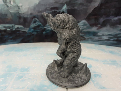 Undead Zombie Bear Miniature Mini Figure Tabletop Dungeons & Dragons D&D
