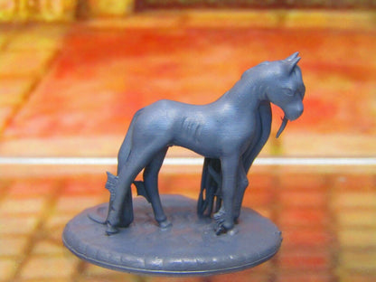 Baby Kelpie Water Horse Pony Companion Mini Miniatures 3D Printed Model 28/32mm