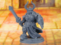 
              Dwana the Dwarven Warrior Queen Female Dwarf Mini Miniatures 3D Printed Figure
            