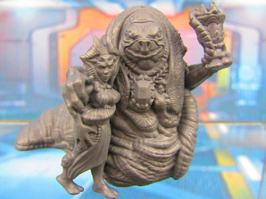 Baboya and Ceelie Slug Mafia Leader & Slave Mini Miniature 3D Printed Model