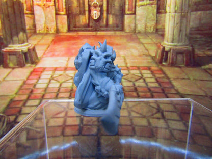 Dwarven Deathknight Soldier Mini Miniature Dwarf 3D Printed Model 28/32mm Scale