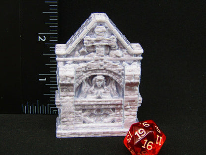 Roadside Holy Shrine A Scatter Terrain Scenery 3D Printed Mini Miniature Model