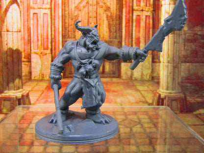 Orc Demon Hybrid Mini Miniature Figure 3D Printed Model 28/32mm Scale RPG