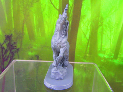 Unicorn Mythical Horse Mini Miniatures 3D Printed Resin Model Figure 28/32mm