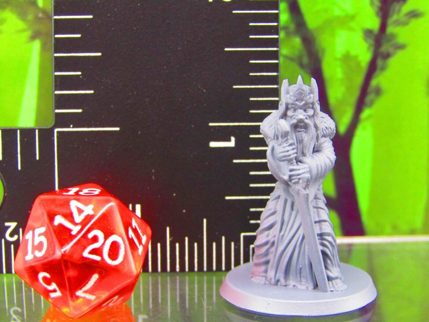 Aged Mad King Mini Miniatures 3D Printed Resin Model Figure 28/32mm Scale RPG