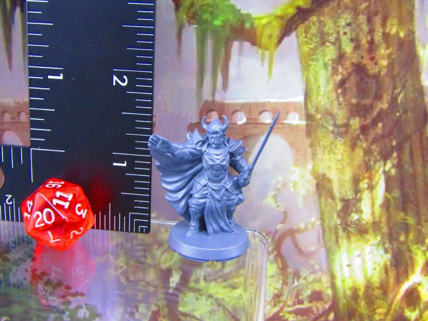 Death Knight Mini Miniatures 3D Printed Resin Model Figure 28/32mm Scale RPG