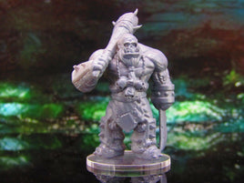 Orc Guard Soldier With Club and Blade Mini Miniature Model Character Figure