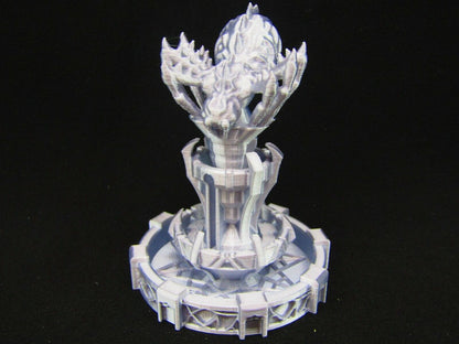Spider Fountain Scatter Terrain Scenery 3D Printed Mini Miniature Model 28/32mm