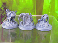
              3pc Jelly Goo Ooze Set Mini Miniatures 3D Printed Resin Model Figure 28/32mm
            