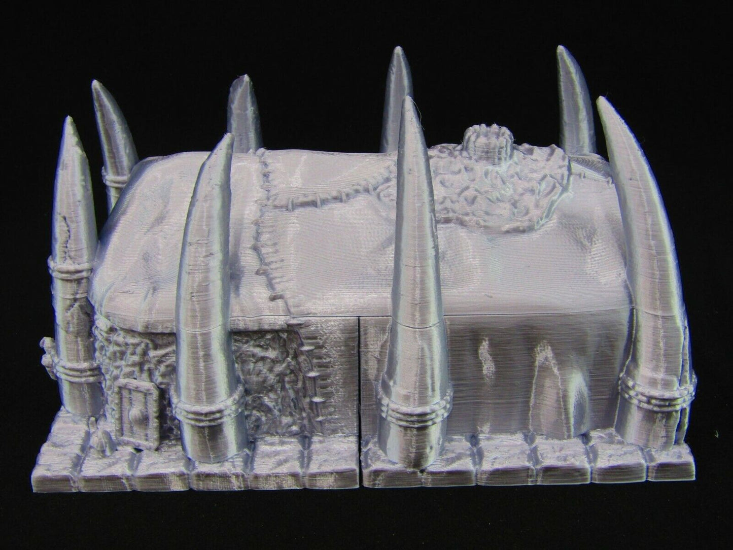 Large Barbarian Gathering Hall Tent Scatter Terrain Scenery 3D Printed Mini