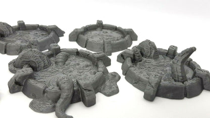 7 Piece Experimental Test Growth Pools Scatter Terrain Scenery Dungeons Dragons