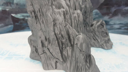 Snowy Mountain Icy Archway Scatter Terrain Scenery 28mm Dungeons & Dragons