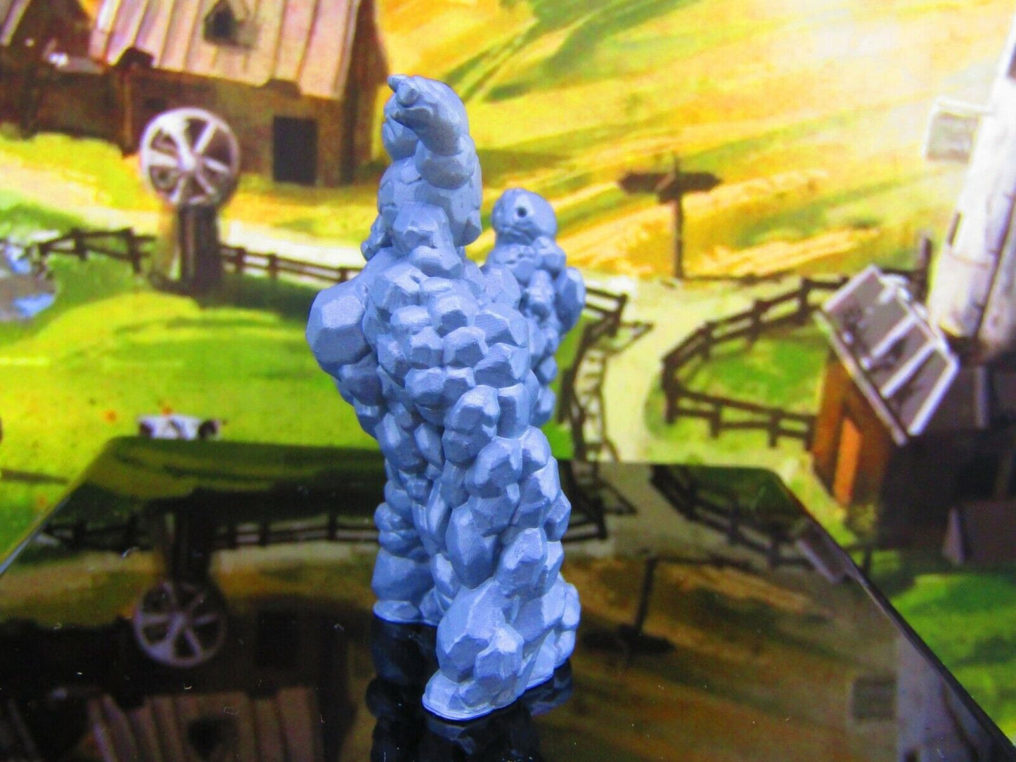 Clod Launcher Earth Elemental Dirt Folk Mini Miniature Model Character Figure