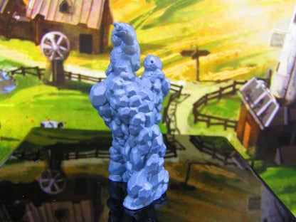 Clod Launcher Earth Elemental Dirt Folk Mini Miniature Model Character Figure