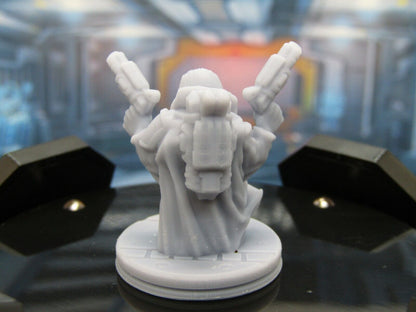 Dwarven Gunslinger Gunner Mini Miniature Scatter Terrain Scenery 3D Printed Mode