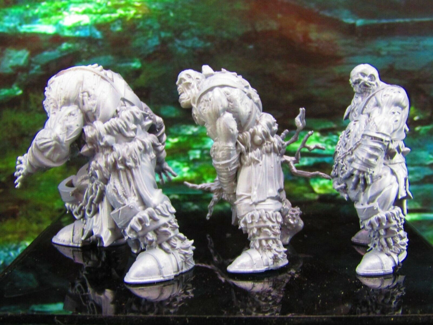 3pc Giant Zombie Grave Brute Monster Set Mini Miniature Model Character Figure