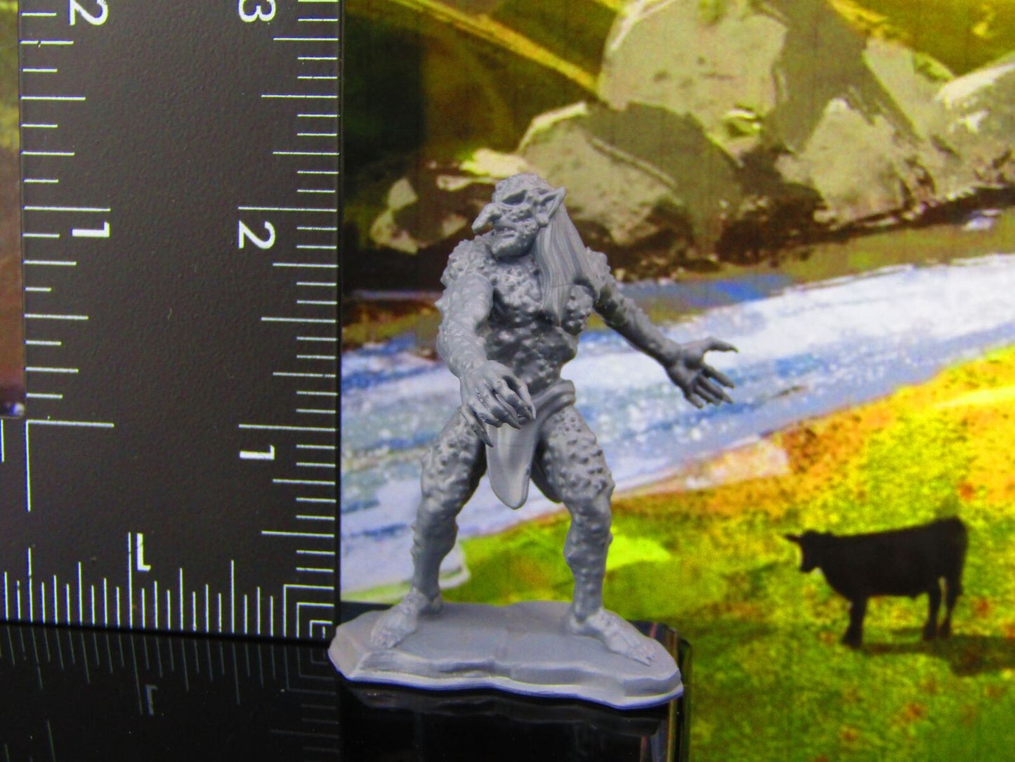 Attacking Troll Swiping Monster Encounter Mini Miniature Model Character Figure
