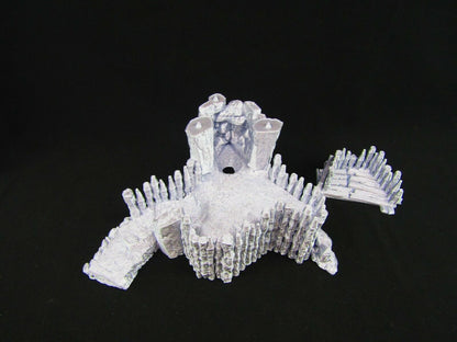 Goblin Hideout Watchtower w/ Underground Burrow Hideout Scatter Terrain Scenery