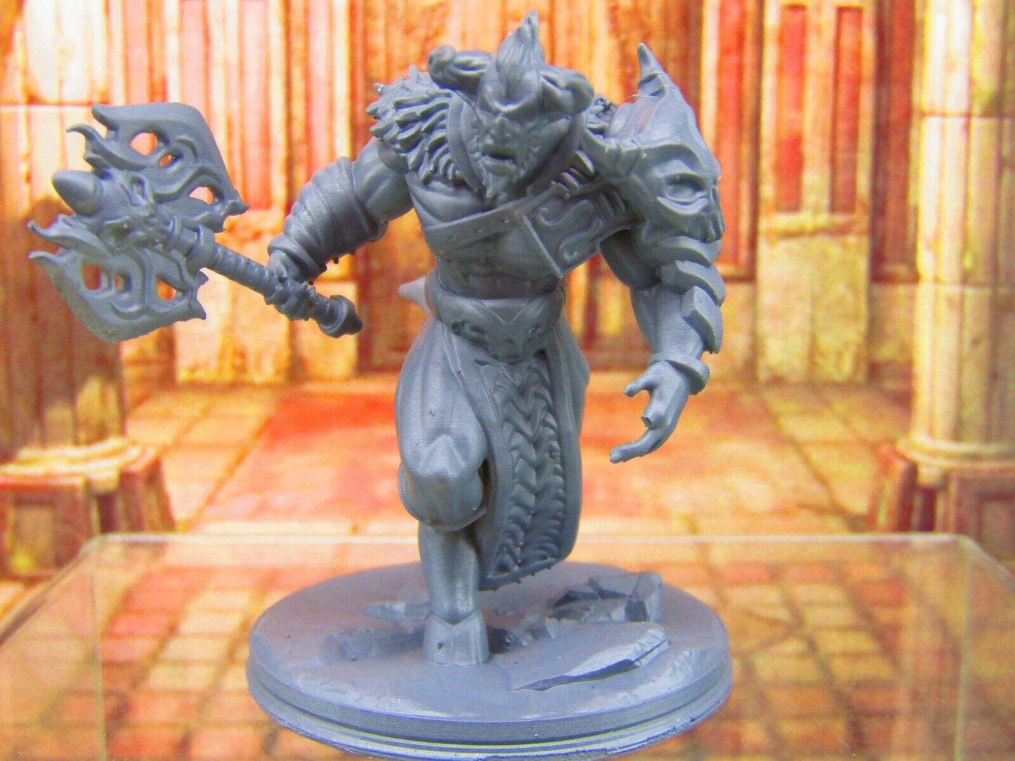 Minotaur Greek Mythology Bull Man Mini Miniature Figure 3D Printed Model 28/32mm